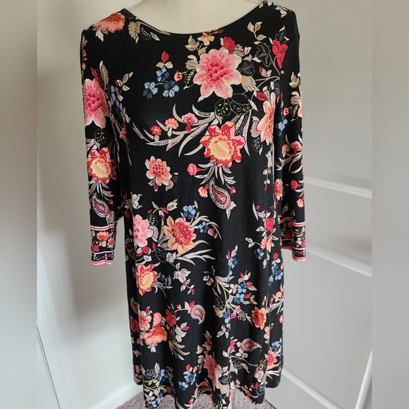 LOFT Floral Dress Size SP - Picture 1 of 4